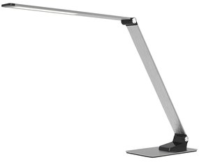 Lampă de masă cu LED reglabilă, argintie