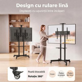 HOMCOM Suport TV LCD/LED de 32-75 Inch, VESA 400x600mm | Aosom Romania