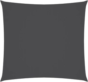 vidaXL Pânză parasolar, antracit, 7x7 m, țesătură Oxford, pătrat