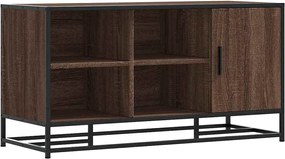 vidaXL Bancă de pantofi din stejar maro lemn și metal prelucrat