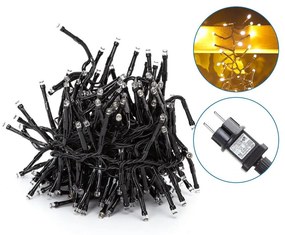 Lanț LED decorativ de exterior 250xLED/10m IP44 alb cald Aigostar