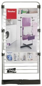 Uscător de rufe gri/argintiu 22 m Thunder – Metaltex