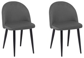 Set 2 buc. scaune pentru sufragerie Visla (gri). 1009935