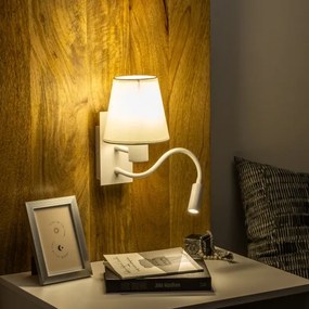 Lampă LED de perete Brilagi NUBILA 1xE27/25W/230V + LED/3W alb