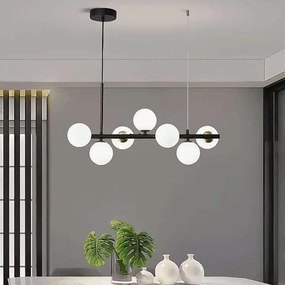 Lustra LED cu 7 Globuri Elit'S Alb Mat G9
