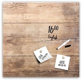 Tablă magnetică Styler Wood, 30 x 30 cm