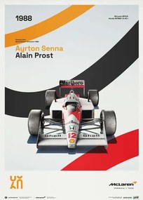 Imprimare de artă McLaren Racing - MP4/4 - 60th Anniversary - 1988, Automobilist