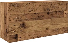 vidaXL Dulap perete de baie, lemn vechi, 80x25x40 cm, lemn prelucrat