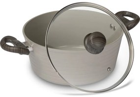 Lamart LT1268 cratiță cu capac Stripe, diametru 24cm
