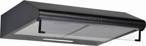 La mâna a doua: Hota Rosberg R51456AB, 190 W, 460 m3/h, 2 motoare, 2 filtre, Negru