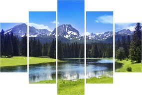 Tablou - vâfurile montane înzăpezite (150x105 cm)
