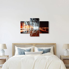 Tablou cu valuri de lumini (90x60 cm)