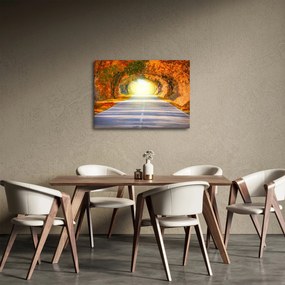 Tablou - Poarta din copaci (70x50 cm)