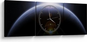 Tablou - Corp cosmic (cu ceas) (90x30 cm)