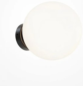 Aplica perete sau tavan design modern Basic form negru, diametru 20cm