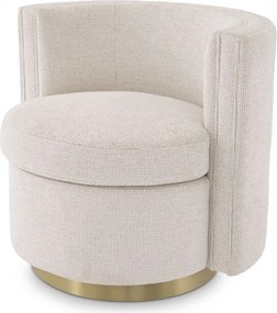 Fotoliu pivotant design elegant Amanda, lyssa off-white 115380 HZ