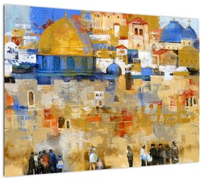 Tablou - Zidul plângerii, Ierusalim, Israel (70x50 cm)
