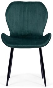 RESIGILAT - Scaun living din catifea BUC 248U verde