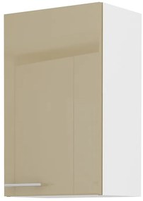 Dulap superior de bucătărie Lavera 45 G 72 1F (alb + capuccino lucios). 1032384