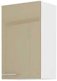 Dulap superior de bucătărie Lavera 45 G 72 1F (alb + capuccino lucios). 1032384