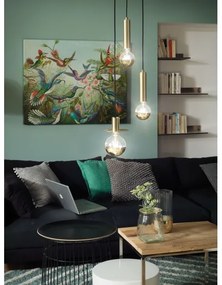 Bec LED dimabil cu cap sferic oglindit E27/6,5W/230V 2700K auriu Paulmann 28675