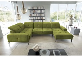 Colțar Neviro 350cm verde