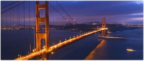 Tablou - Podul Golden Gate (120x50 cm)