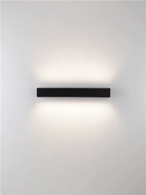 Aplica exterior neagra liniara 50cm IP65 LED CCT PRISMATIC