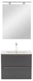 Mobilier complet de baie Vario Trim 60 antracit-antracit