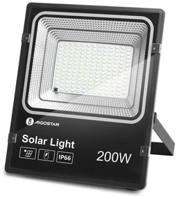 Proiector LED solar dimabil Aigostar LED/200W/3,2V IP65 + telecomandă
