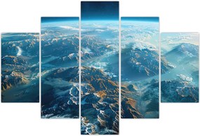 Tablou - Vedere din spațiu (150x105 cm)