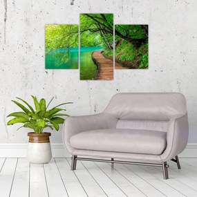 Tablou - Lacurile Plitvice (90x60 cm)