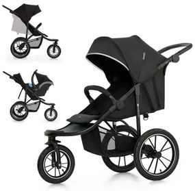 KINDERKRAFT HELSI2 - cărucior sport, negru