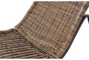 Scaun balansoar din ratan WOOOD Tom, natural