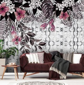Fototapet - Plantele roz (152,5x104 cm)