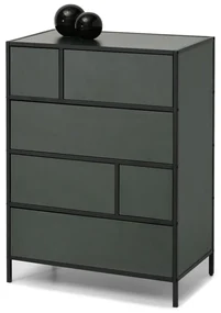 Comodă Soren Kom (verde + negru). Promo -34%. 1110768