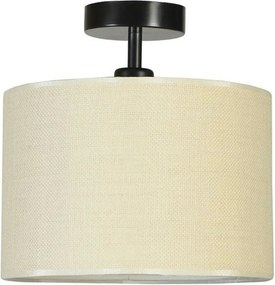 Lustra 846STL5115, bej/negru, lemn/metal, 30x30 cm