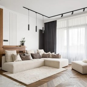 Lustră pe cablu pentru sistem de șină PARIS 3xGU10/10W/230V + sistem de șină 1 m