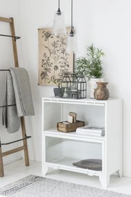 Patura alba din bumbac cu dungi gri 130x180 cm