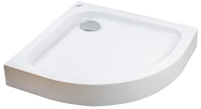 Almagro 90x90x13,5 cm tăviță de duș semicirculară, acrilică, cu sifon inclus