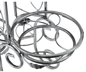 Suport de flori 88x65 cm argintiu