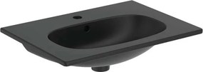 Lavoar pe mobilier Ideal Standard Tesi 63x45 cm negru mat