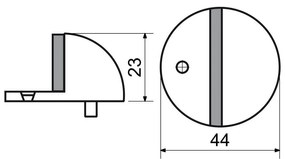 Opritor de usa RDS.013, nichel