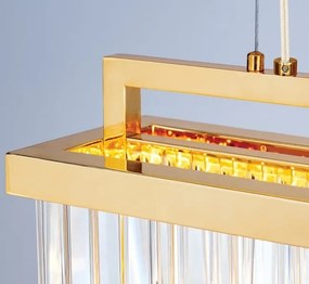 Candelabru, Lustra LED design LUX PRISM, 24K gold plated