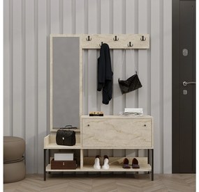 Mobilier hol Aliex 45 (travertin) (cu oglindă). 1102396