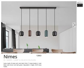 Lustra suspendata design moderm Nimes 5L