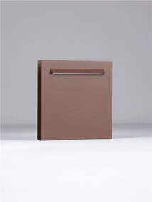 Mini Stalp de exterior LED 3000K, IP67 RECTO H-23cm corten