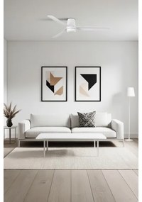 Ventilator LED dimabil FARO 33828-1TW PUNT TUB M LED/18W/230V 3000/4200/6500K + telecomandă