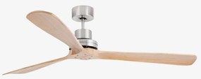 Ventilator de tavan cu telecomanda LANTAU XL nickel/lemn pin
