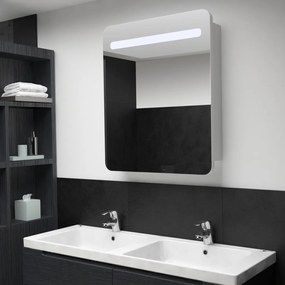 vidaXL Dulap de baie cu oglindă și led-uri, 68 x 11 x 80 cm